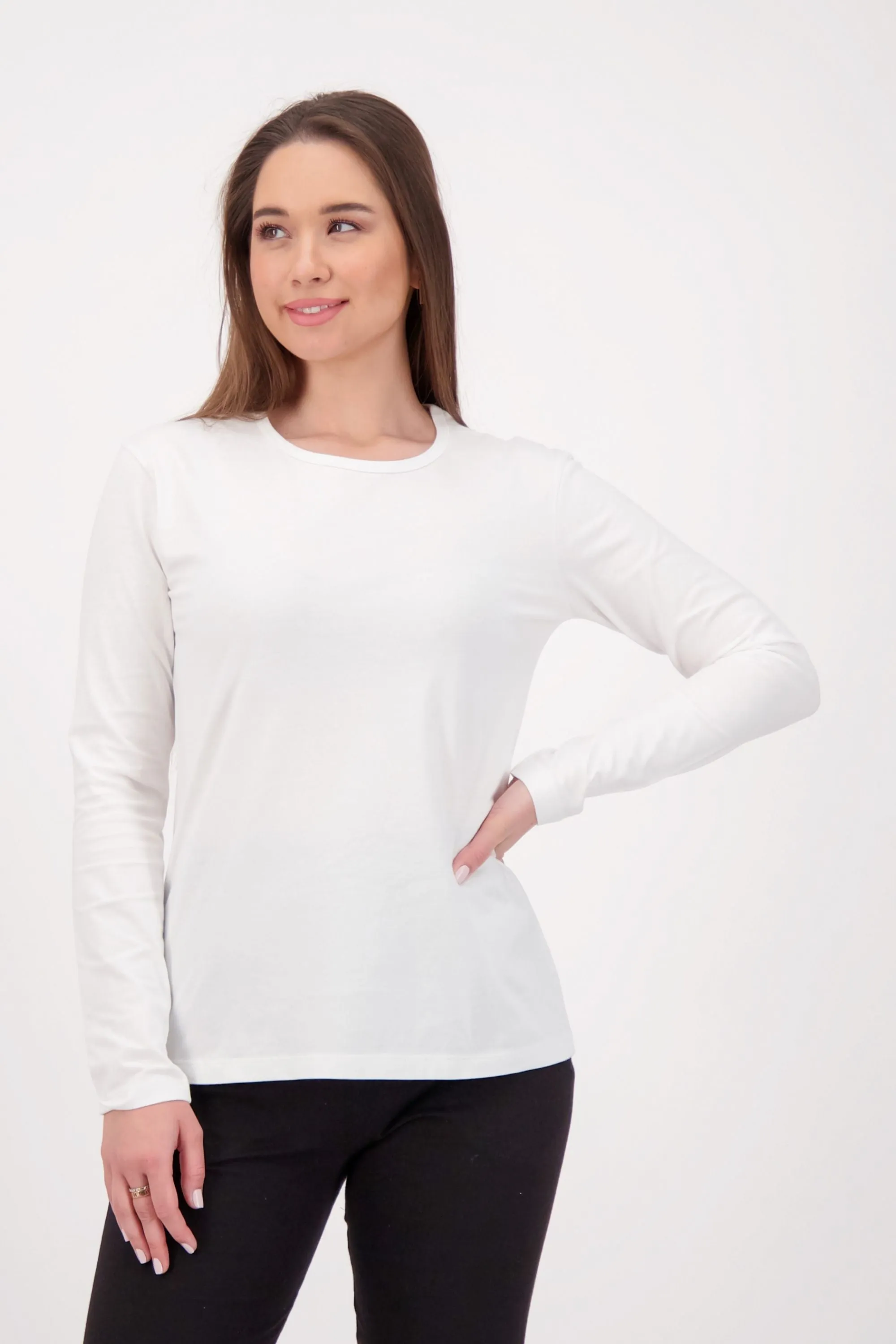 12-Pack Women's Long Sleeve Black & White | Organic Cotton, Sustainable & Super Soft