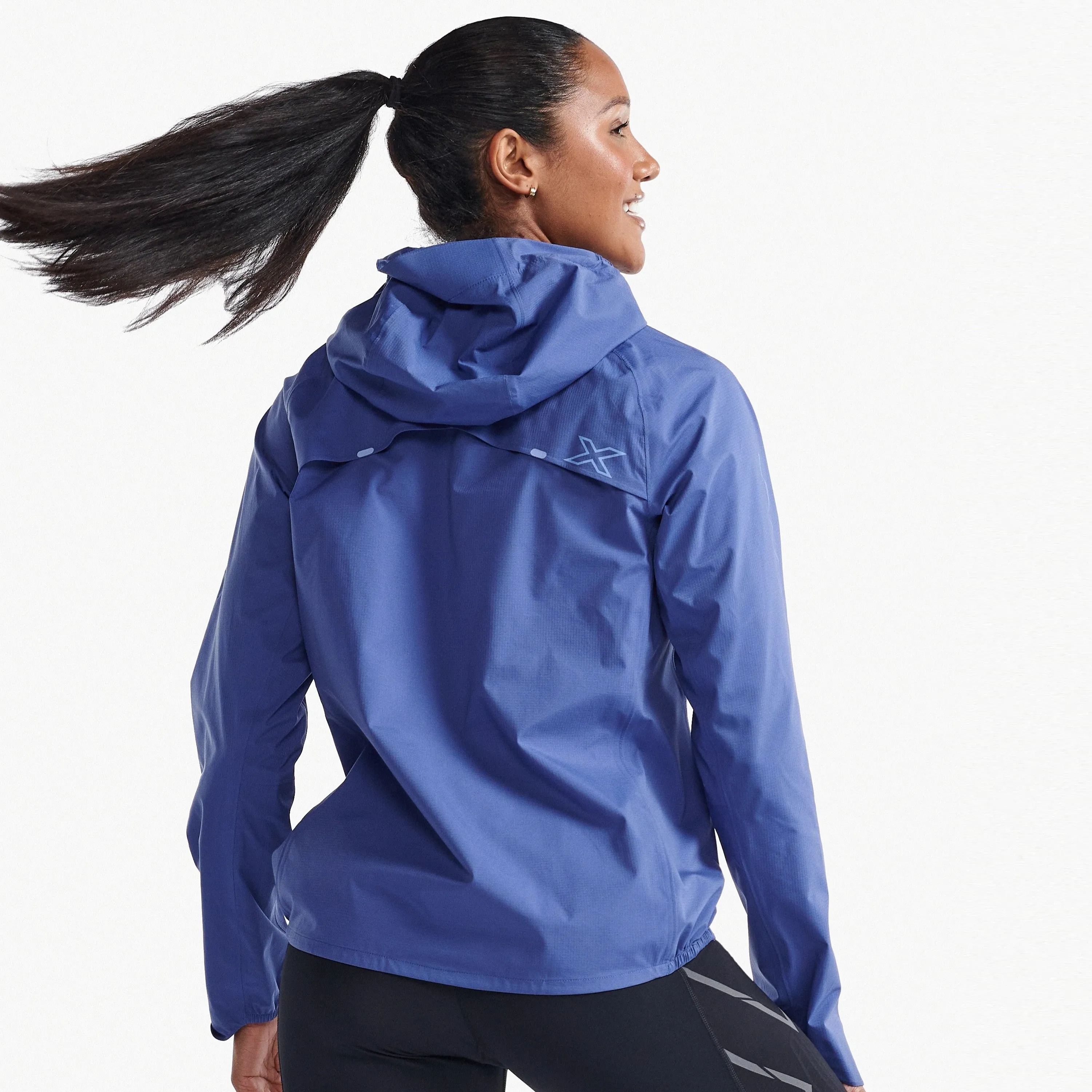 2XU Ignition Shield Jacket | Marlin / Hydrangea Reflective | Womens