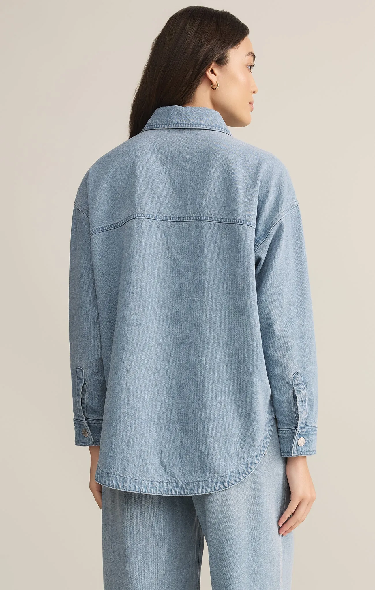 All Day Luxe Soft Denim Jacket