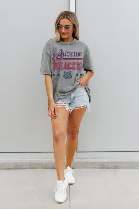 ARIZONA WILDCATS HERE TO PLAY OVERSIZED CREWNECK TEE