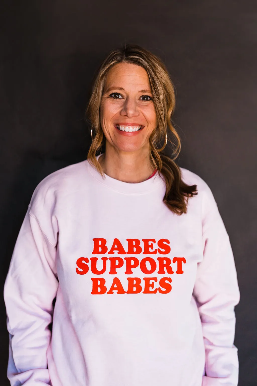 Babes Support Babes - Sweatshirts - Red Ink