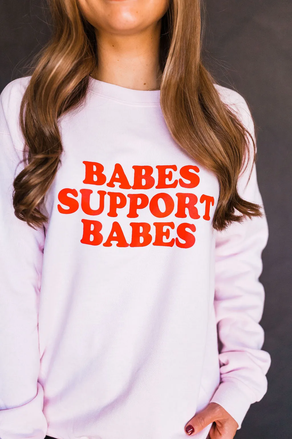 Babes Support Babes - Sweatshirts - Red Ink