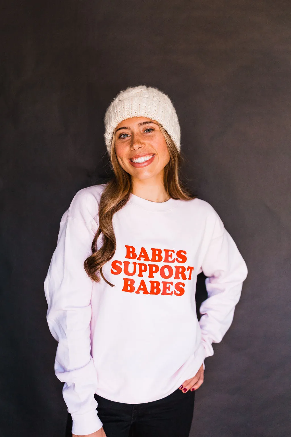 Babes Support Babes - Sweatshirts - Red Ink