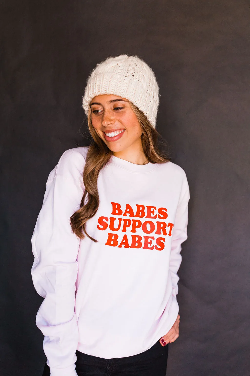 Babes Support Babes - Sweatshirts - Red Ink