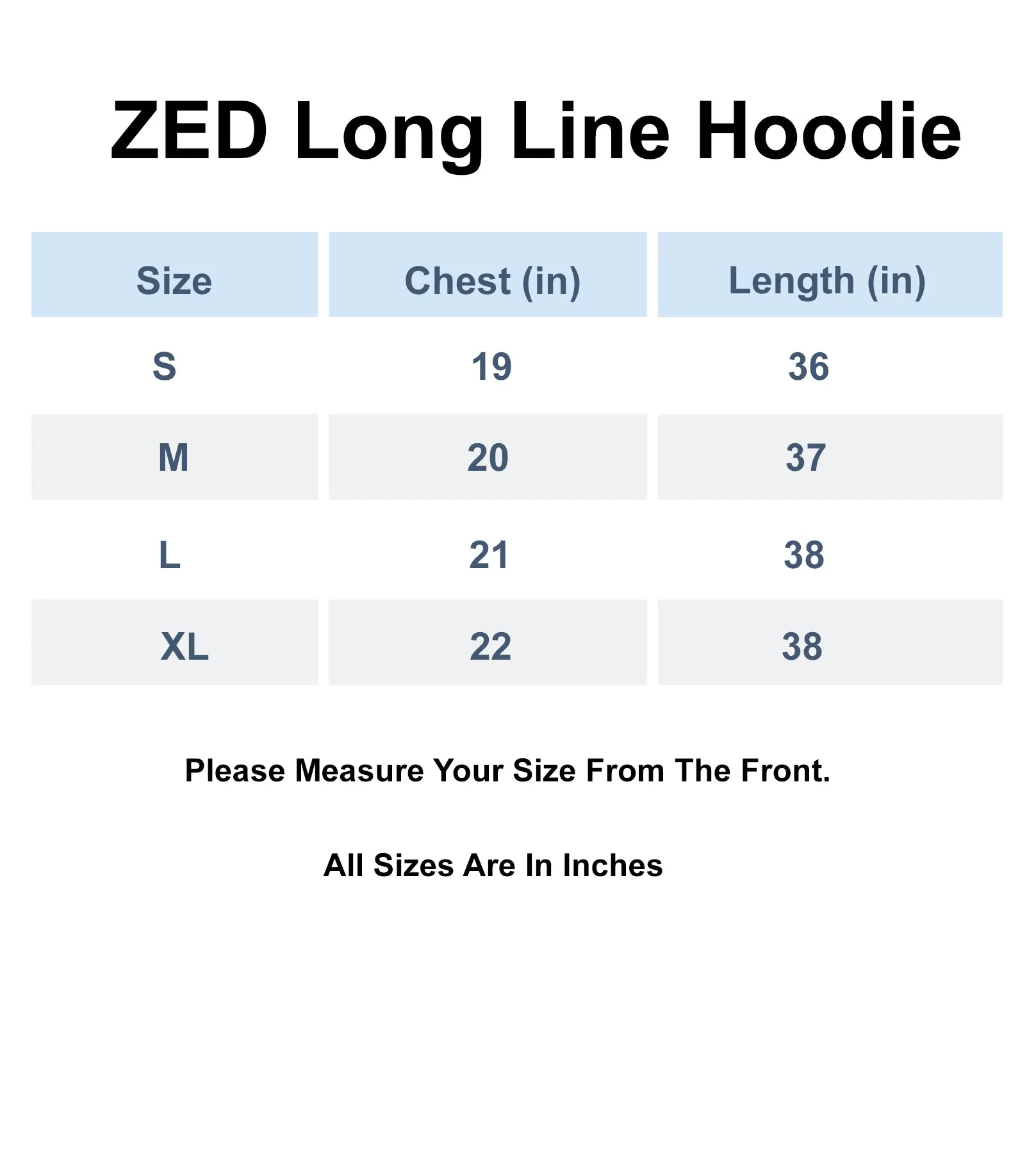 Black Long Line Hoodie