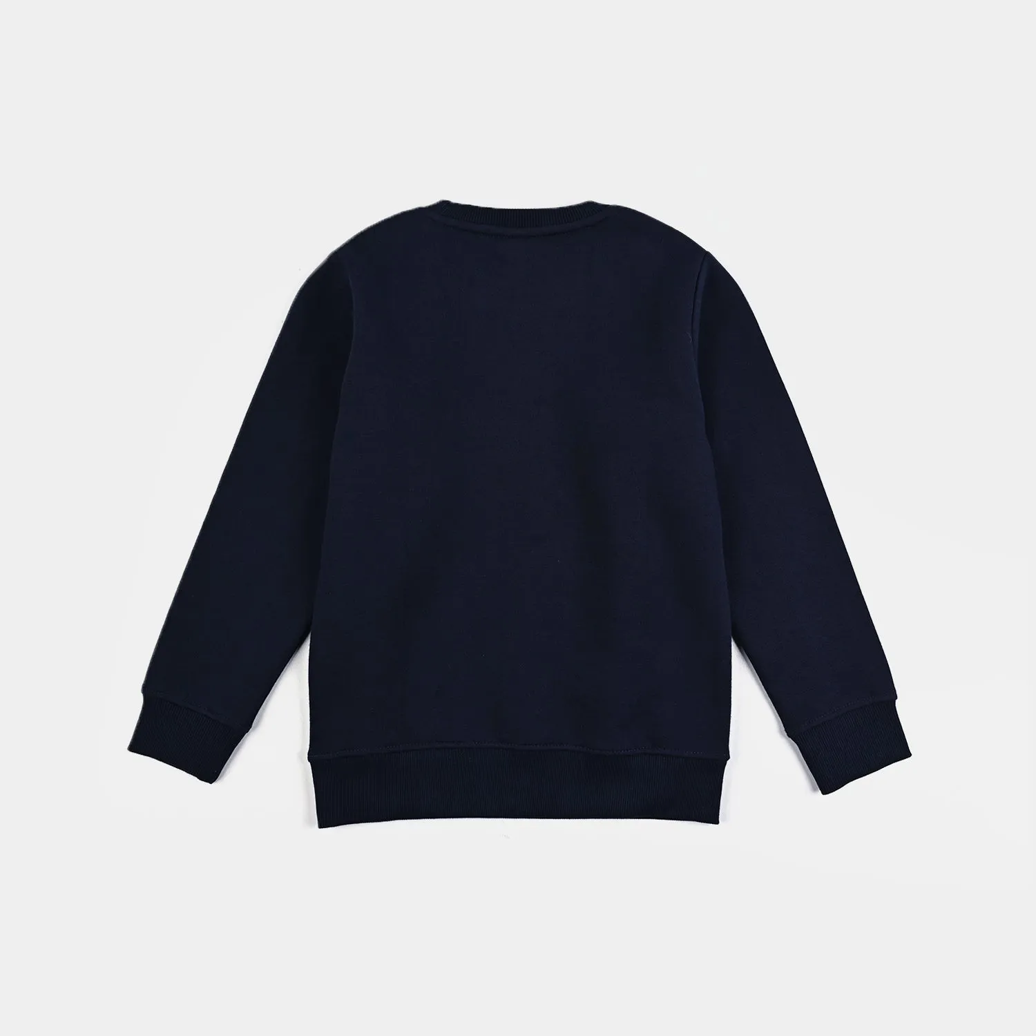 Boys Fleece Sweatshirt-NAVY