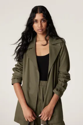 Carmen Tencel Trench - Khaki