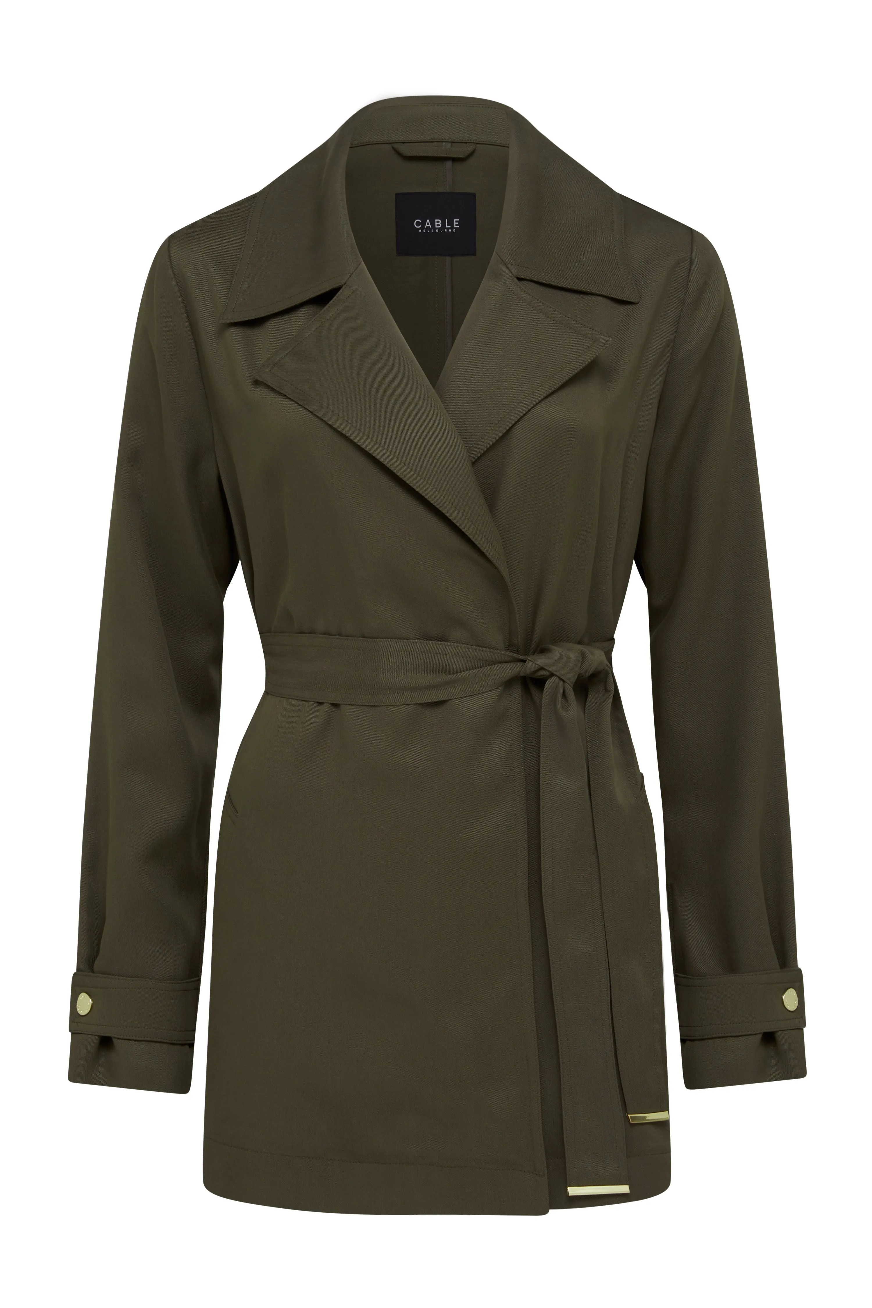 Carmen Tencel Trench - Khaki