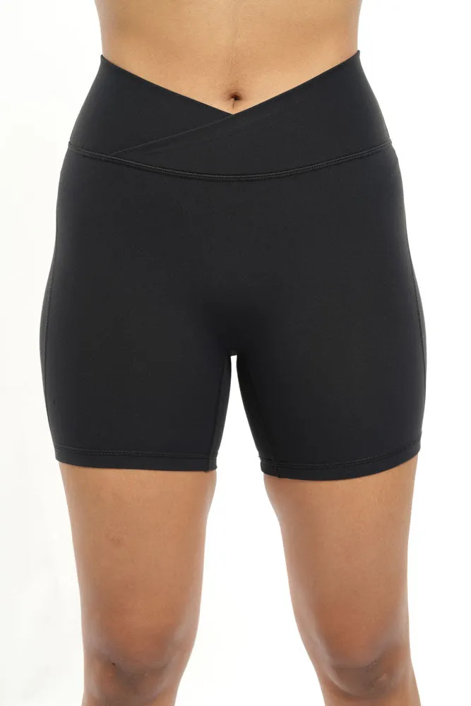 Carnage Premium V-Taper Biker Short - Black