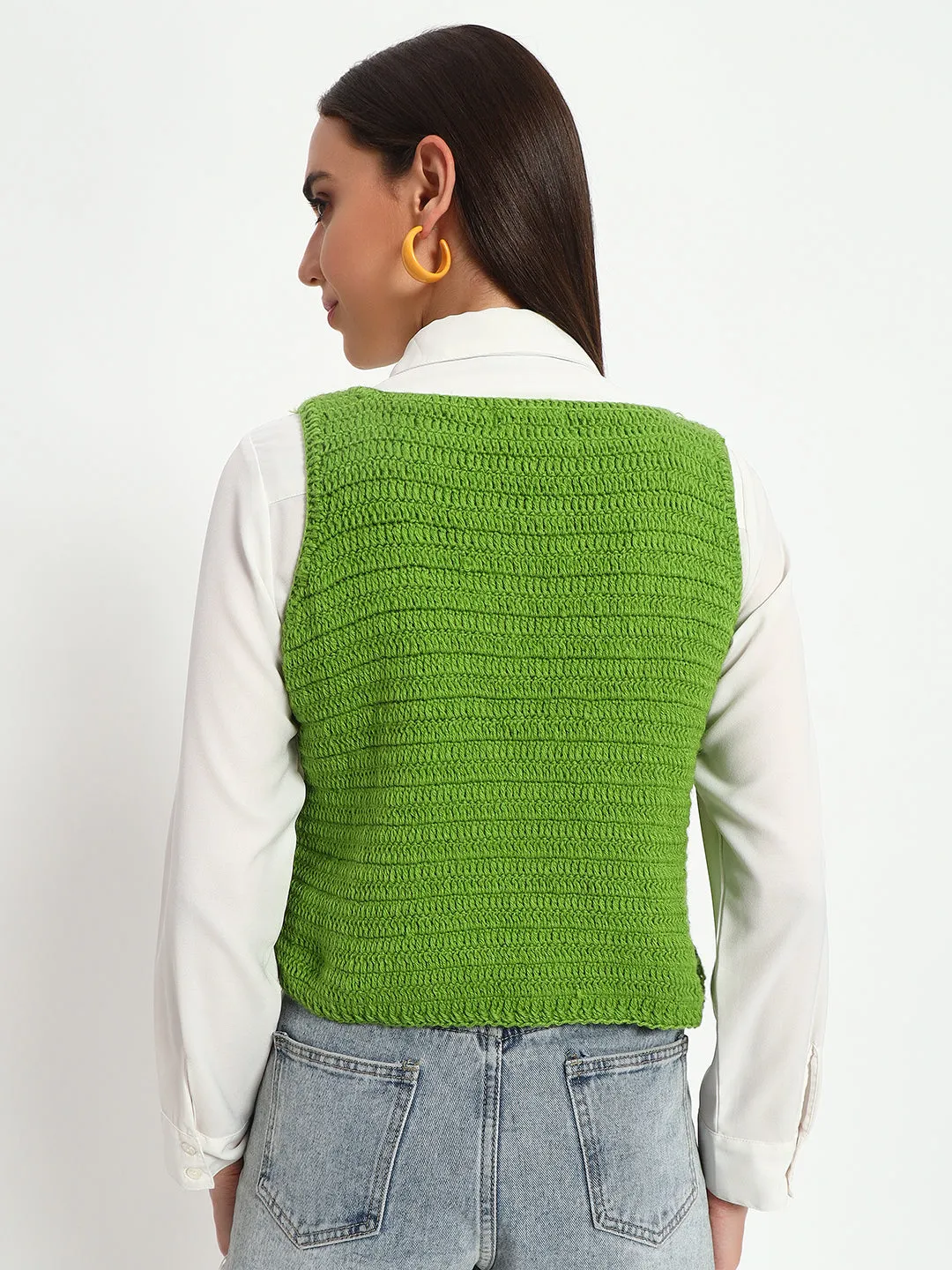 Charlotte Green Vest