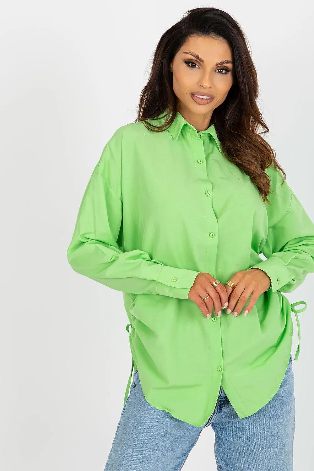 Chic Long Sleeve Button-Up Shirt for Women