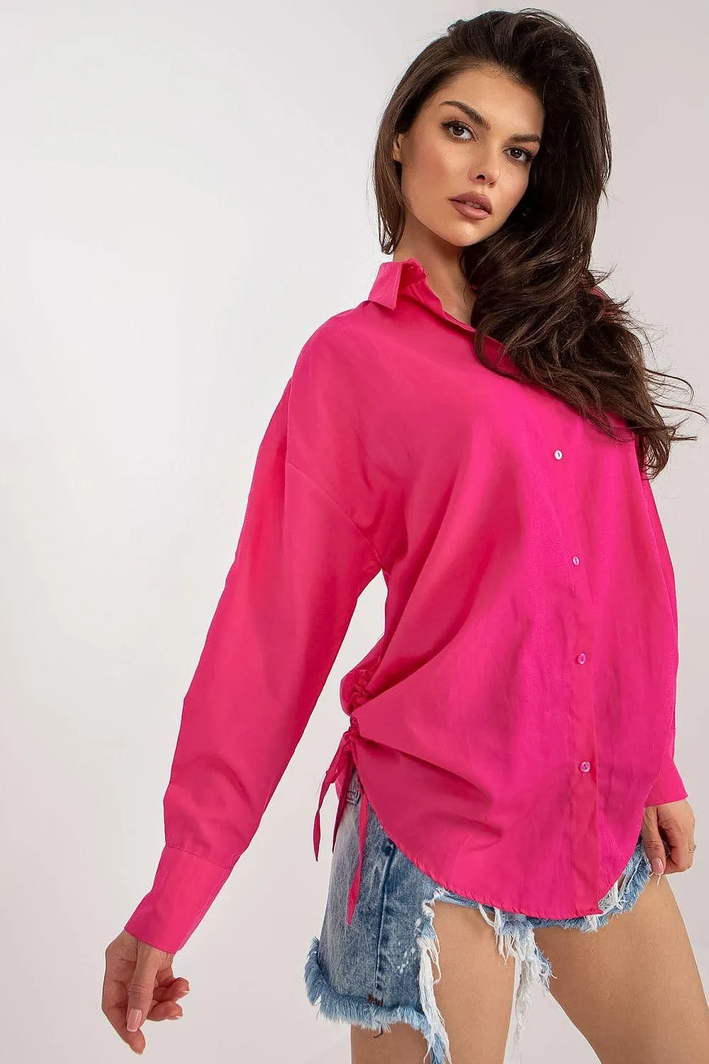 Chic Long Sleeve Button-Up Shirt for Women