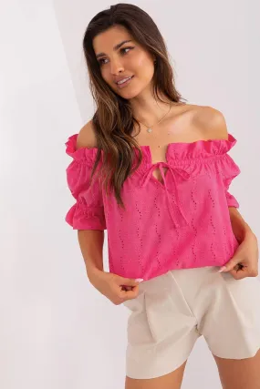 Chic Spanish Lace Cotton Top