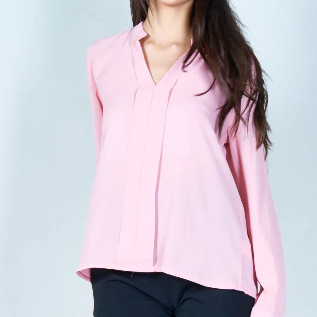 Chiffon open-collar blouse wholesale