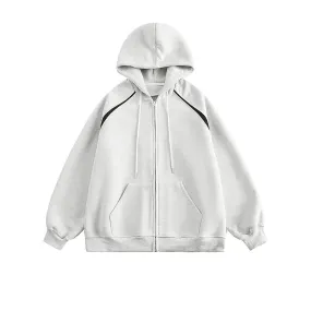 Classic Pockets Zip-Up Hoodie