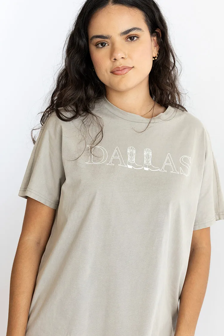 Dallas with Boots Graphic Tee