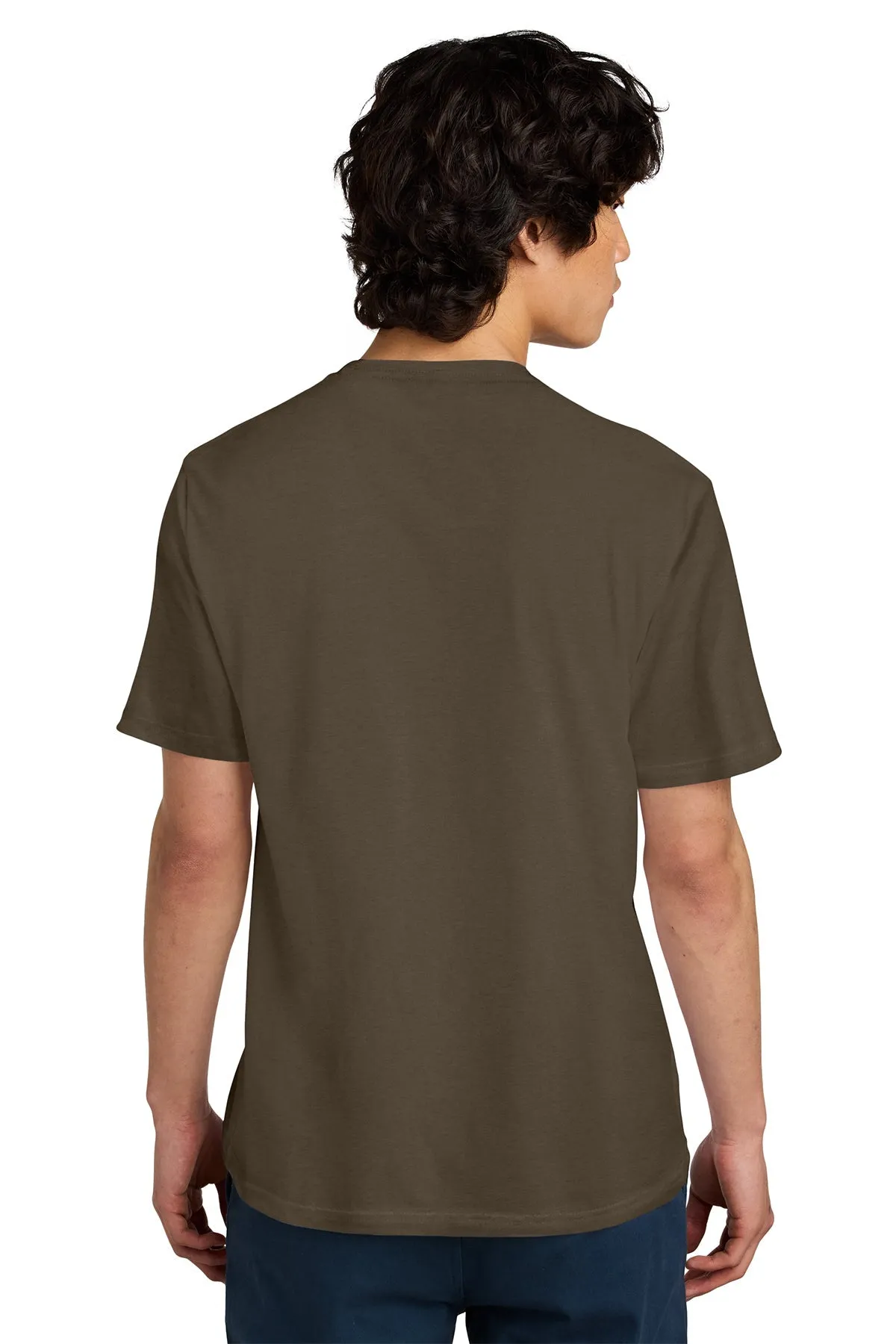 District Perfect Weight Custom Tees, Dark Mocha