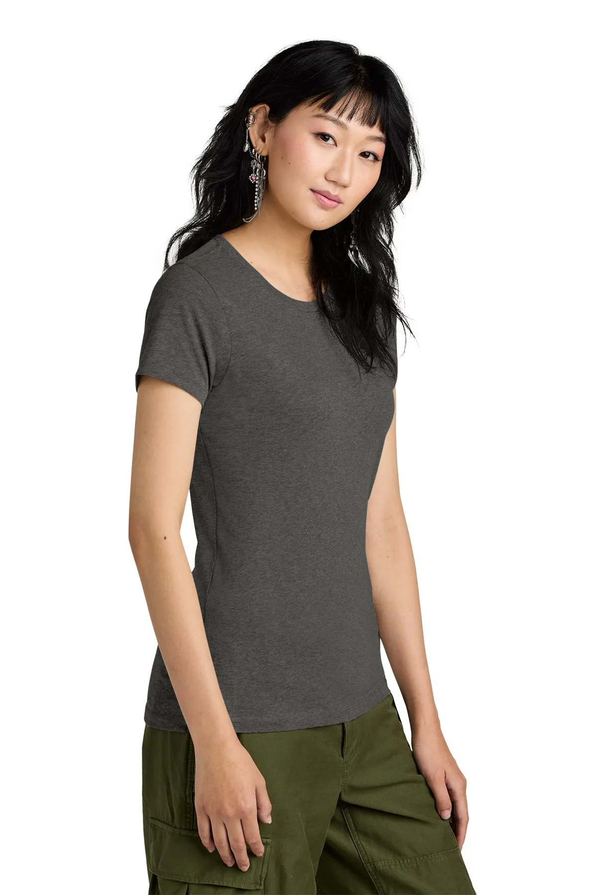 District Women’s Perfect Weight Custom Tees, Heathered Charcoal