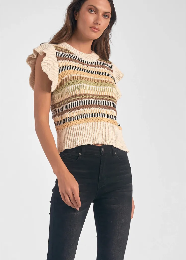 Elan Wren Knit Top ***FINAL SALE***