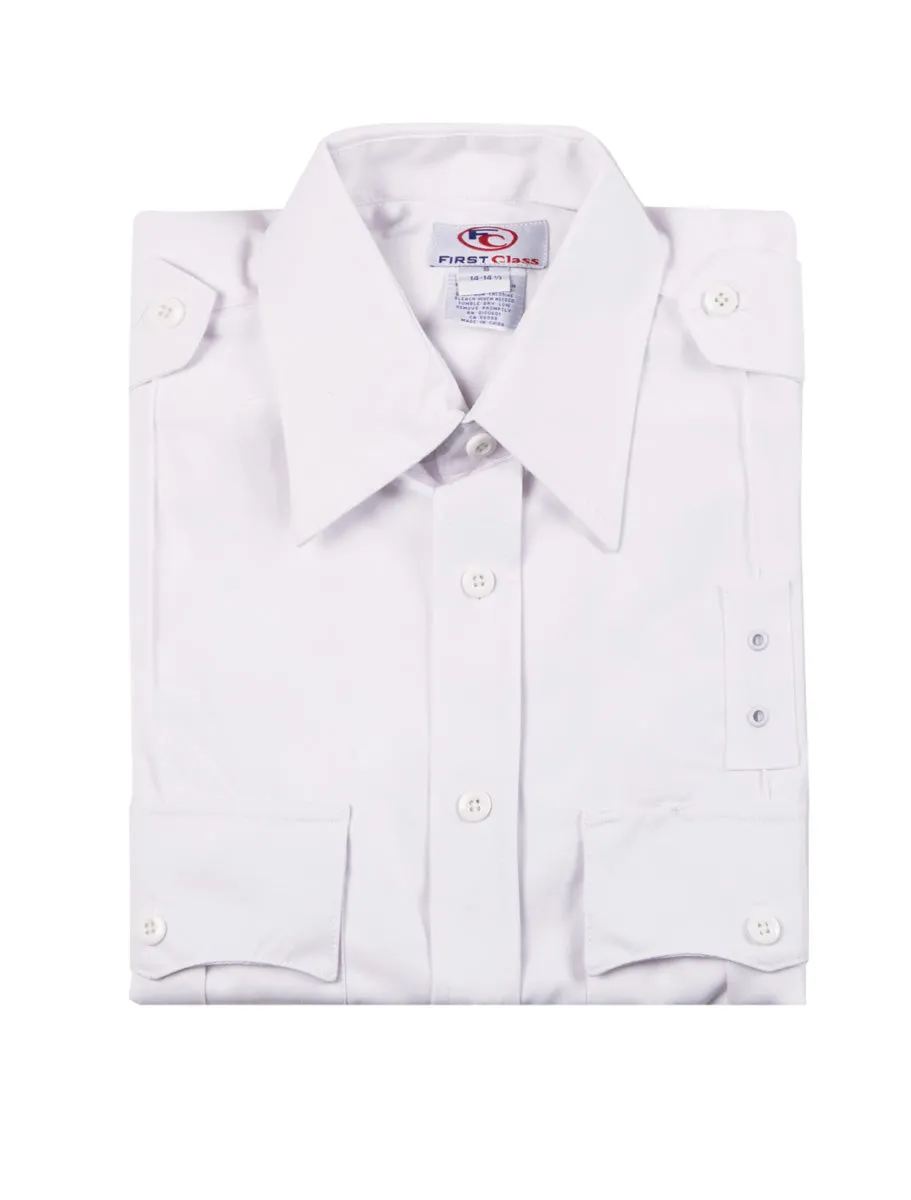 First Class Poly Rayon Uniform Short Sleeve Shirt