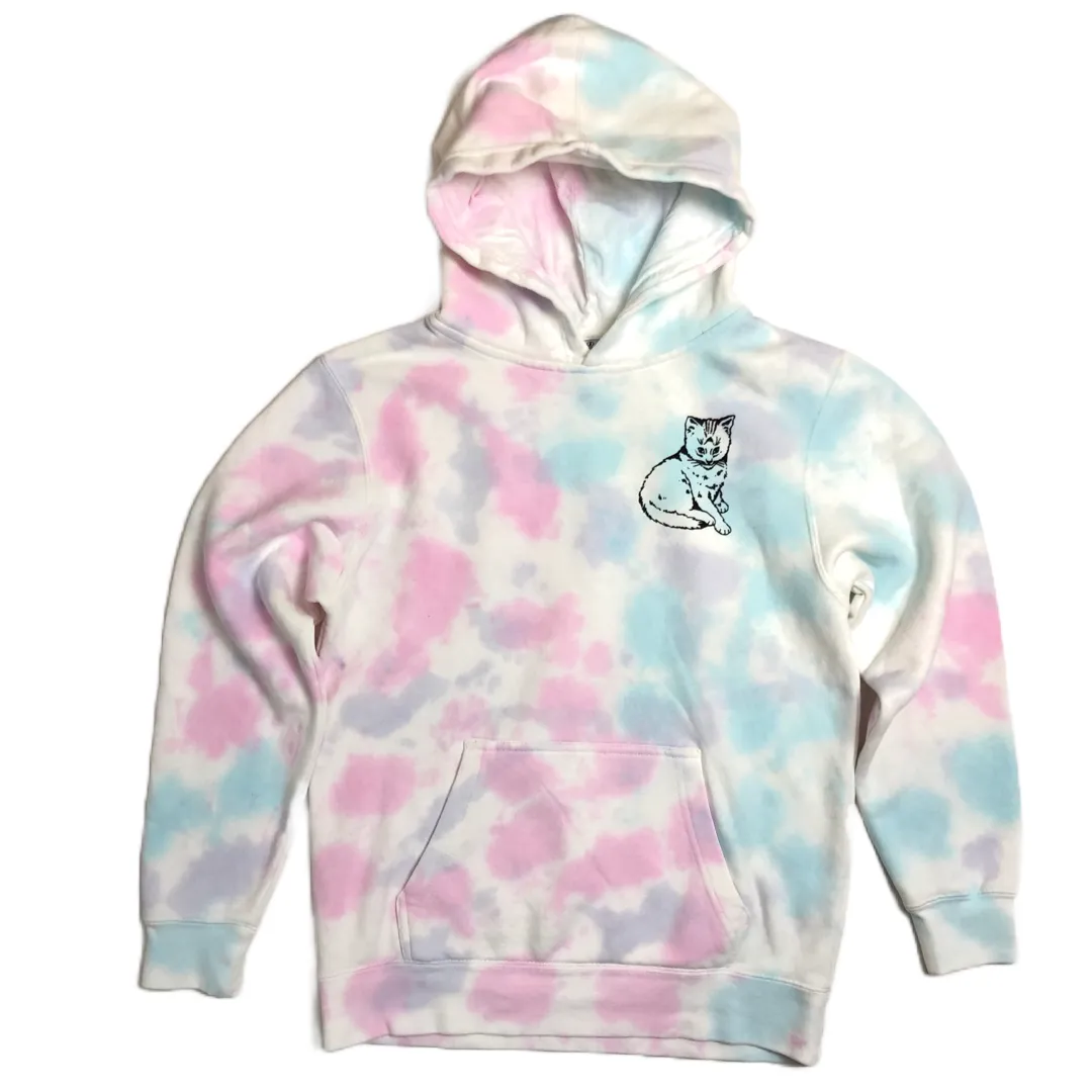 Focus Cat Hoodie- Cotton Candy (Youth)