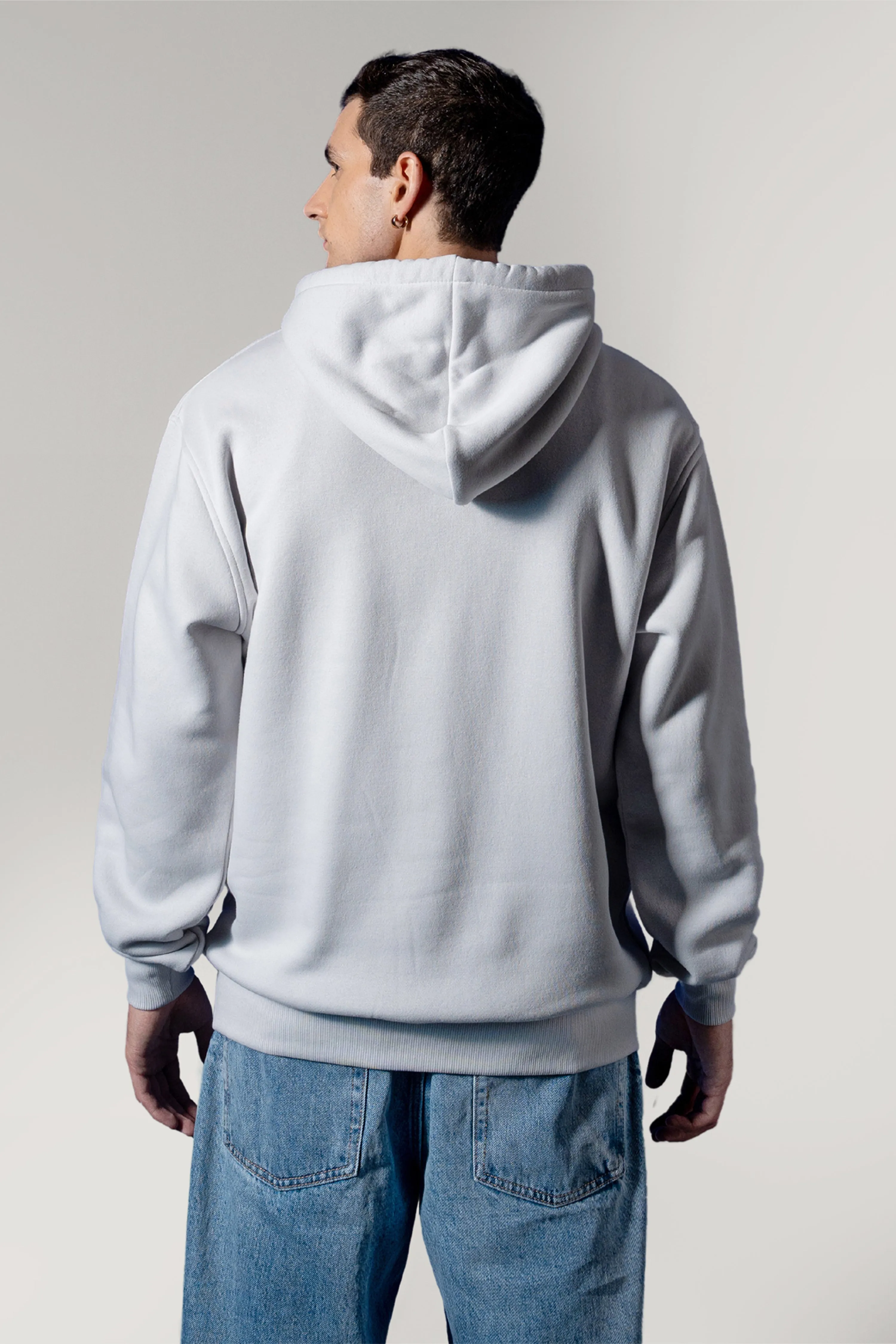 Fox Grey Oversized Hoodies