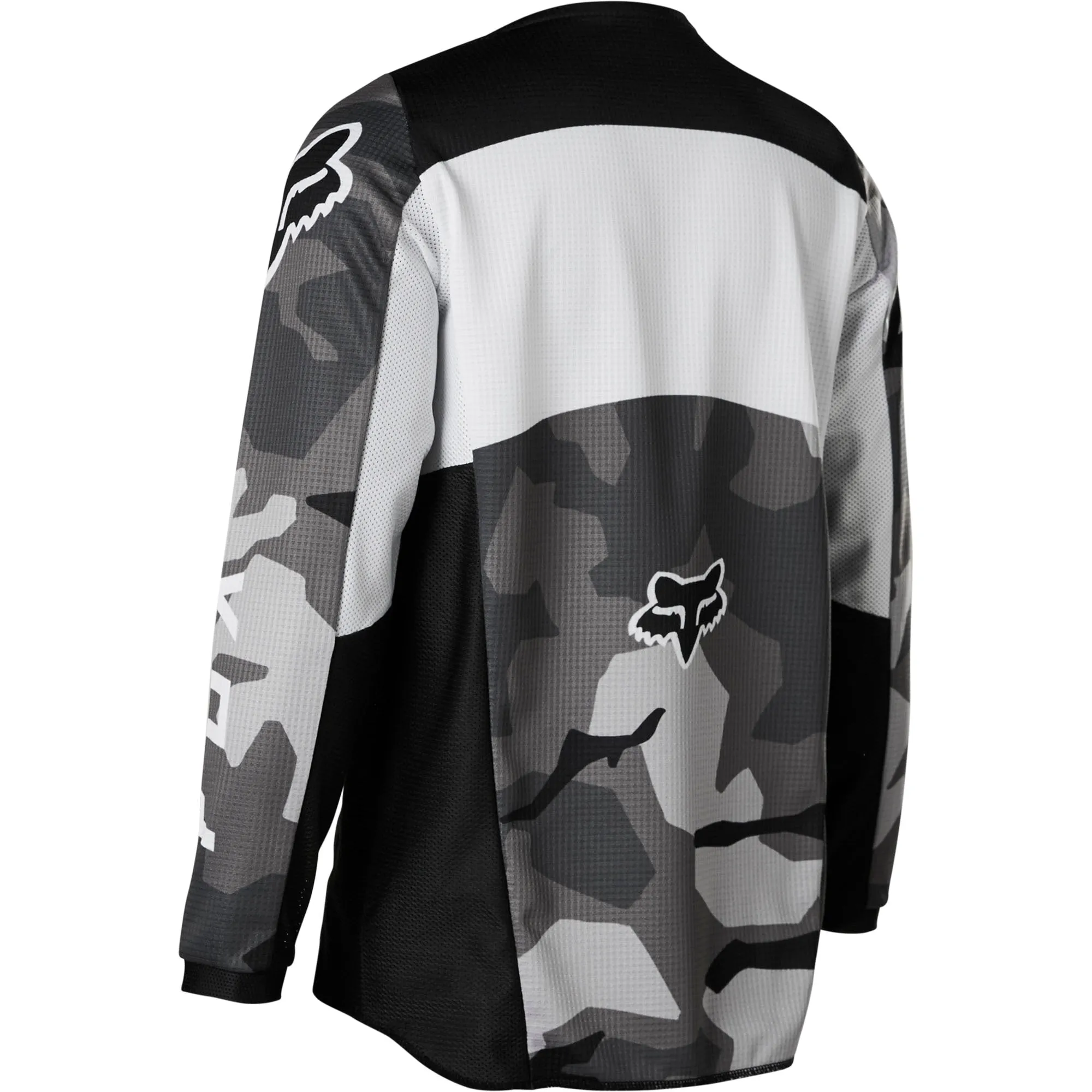 Fox Racing  Black Camo 180 BNKR Motocross Jersey Motocross MotoX Cuffed Sleeves