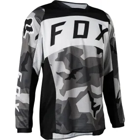 Fox Racing  Black Camo 180 BNKR Motocross Jersey Motocross MotoX Cuffed Sleeves