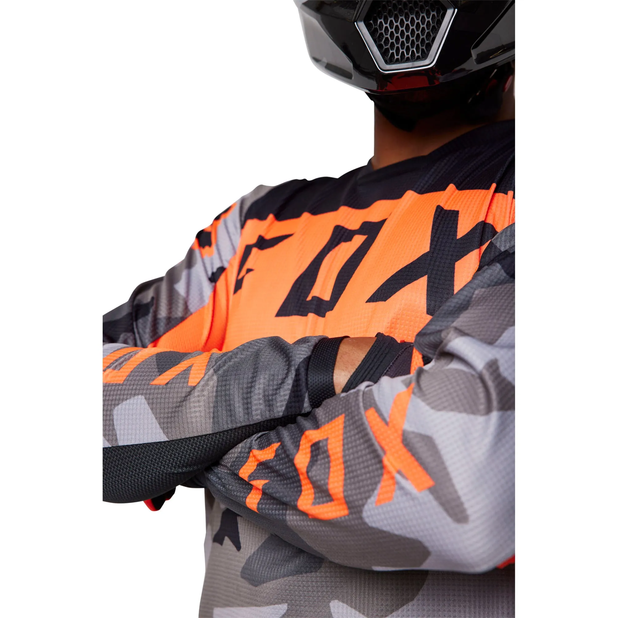 Fox Racing  Grey Camo 180 BNKR Motocross Jersey Motocross MotoX Cuffed Sleeves