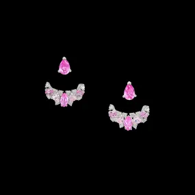 Fuchsia Twinkle Ear-Jackets