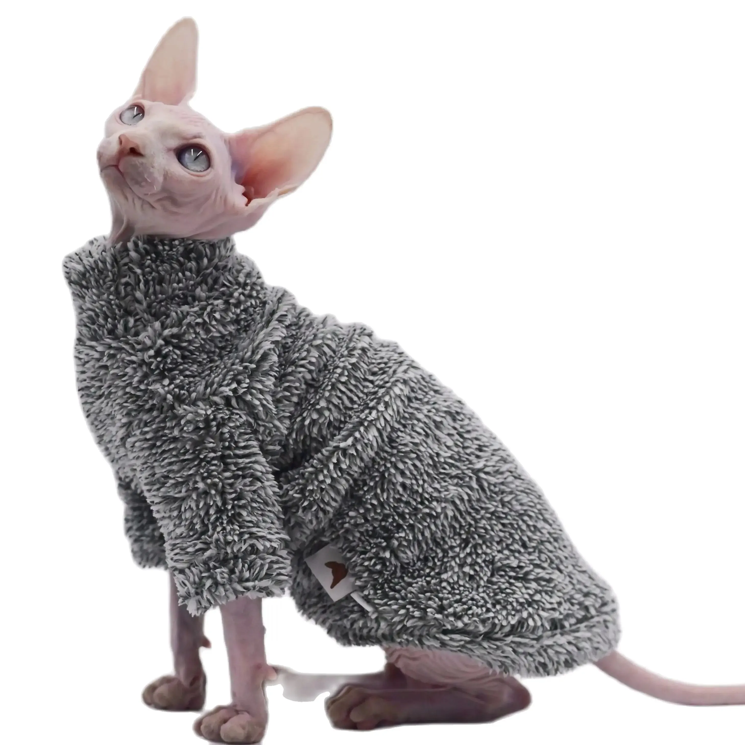 Hairless Cat Clothes Winter Camouflage | Warm Arctic Velvet Sphynx Cat Coat | Devon & Cornish Rex Cat Clothing