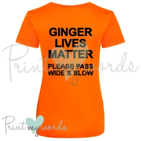 Hi Vis UV Protection Equestrian Horse Riding Summer T-Shirt Vest Polo - GINGER LIVES MATTER