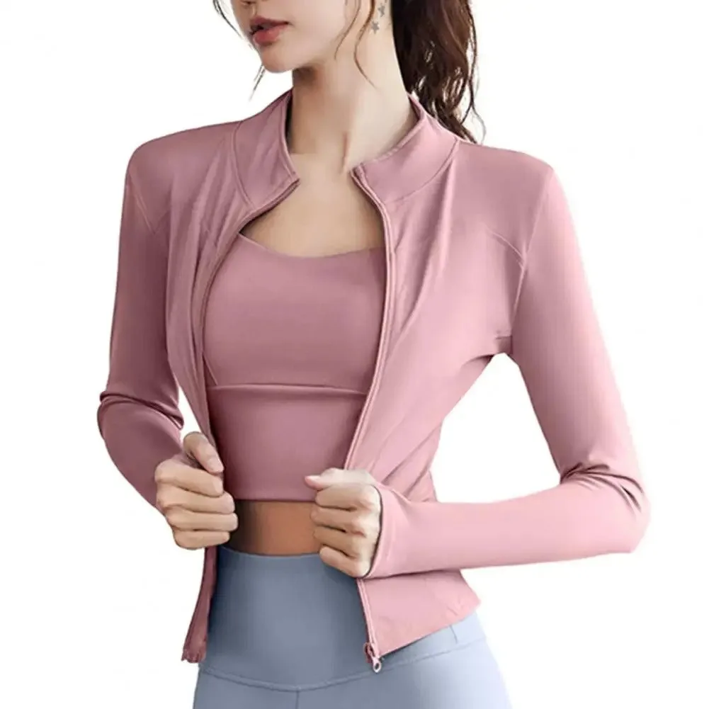 Ivyshape | Comfortable Zip-Up Jacket for Women