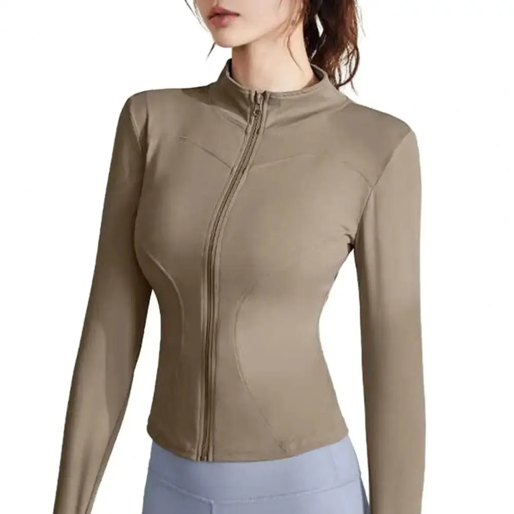 Ivyshape | Comfortable Zip-Up Jacket for Women