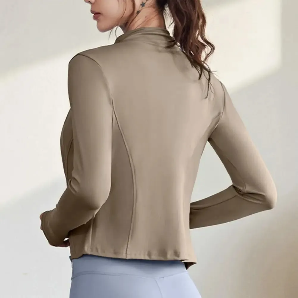 Ivyshape | Comfortable Zip-Up Jacket for Women