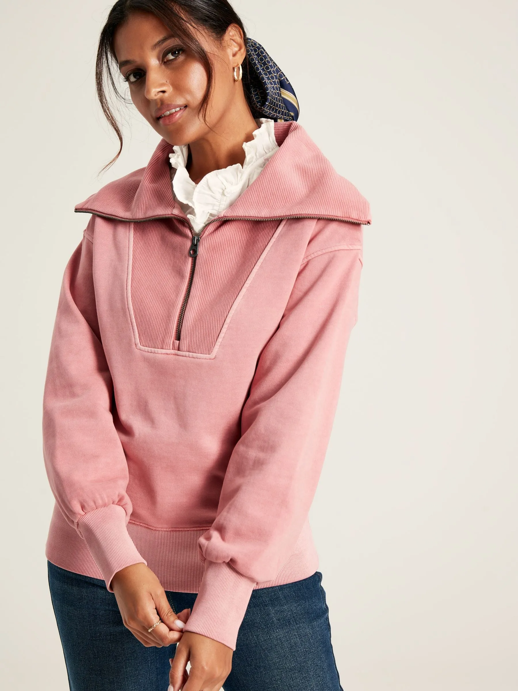 Joules Tia Half Zip Sweater