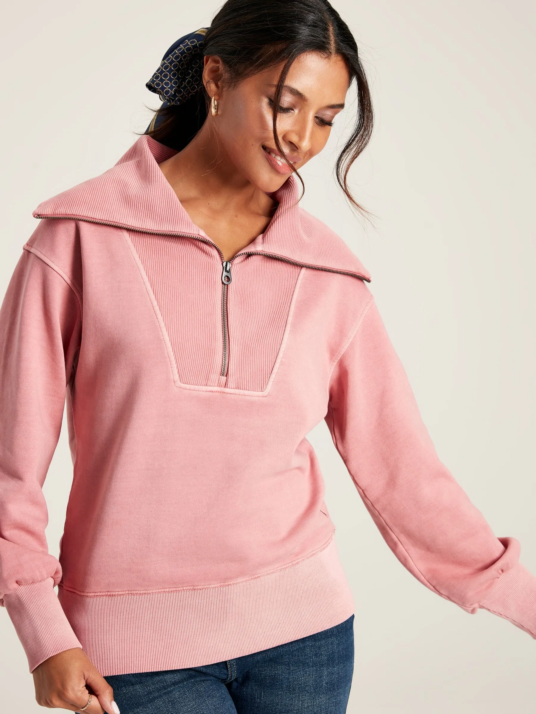 Joules Tia Half Zip Sweater