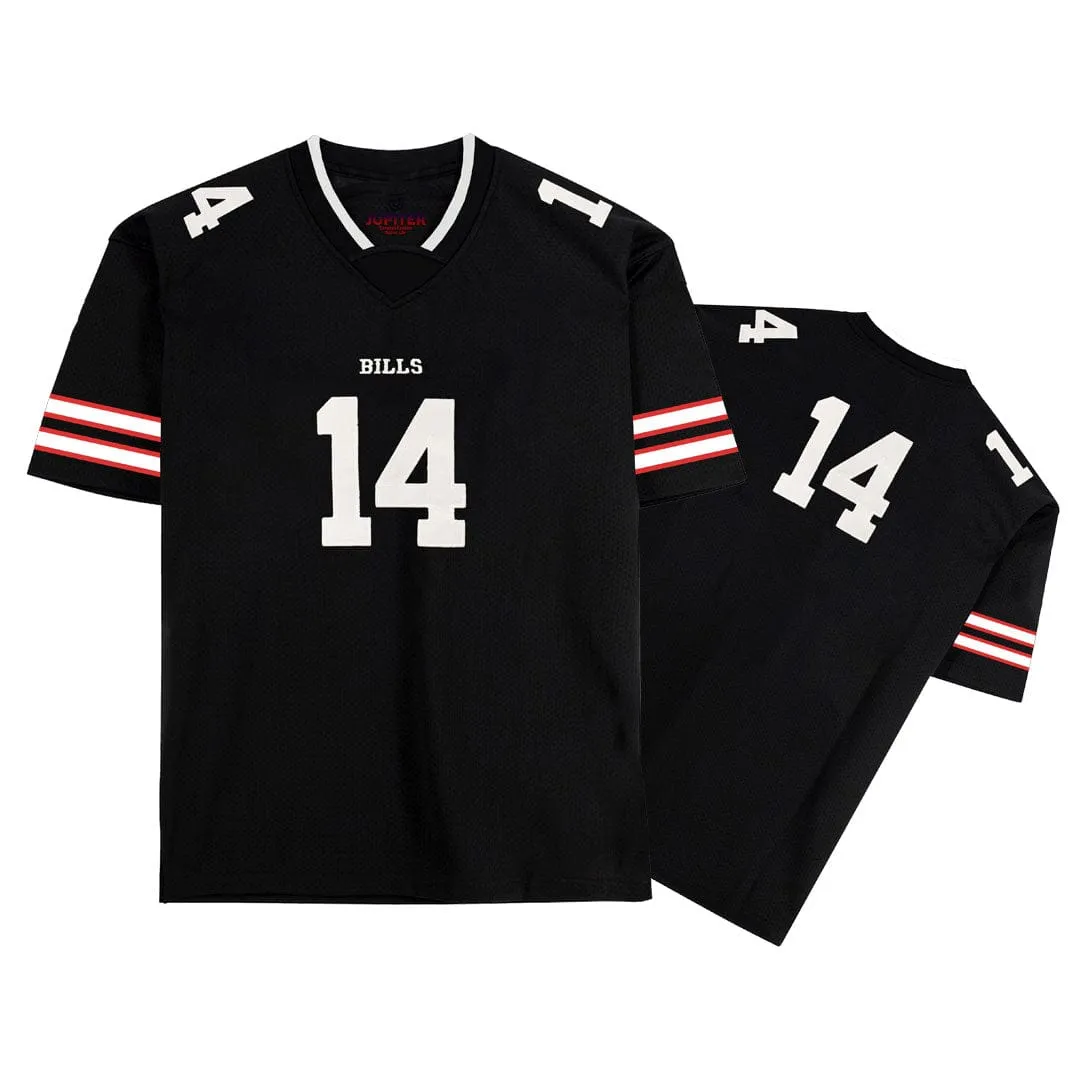 Jupiter Sporty Style Oversized No 14 Baseball Tee Shirt