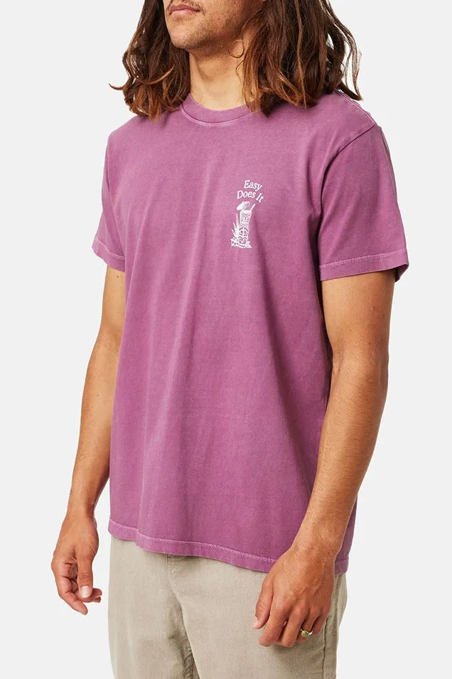 Katin Mixer Tee in Kelp Red Mineral