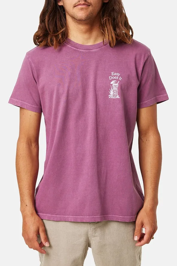 Katin Mixer Tee in Kelp Red Mineral