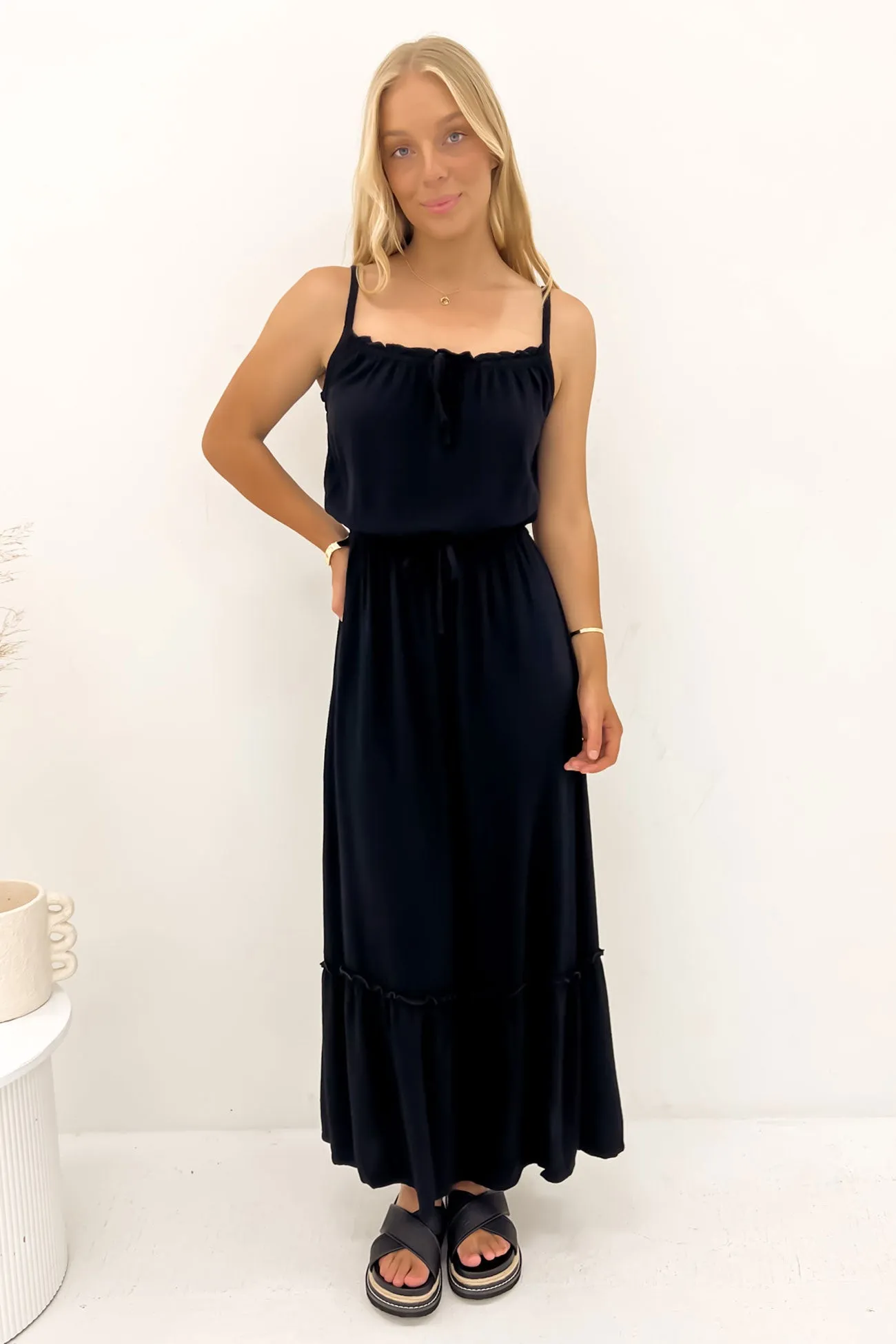 Kayla Maxi Dress Black