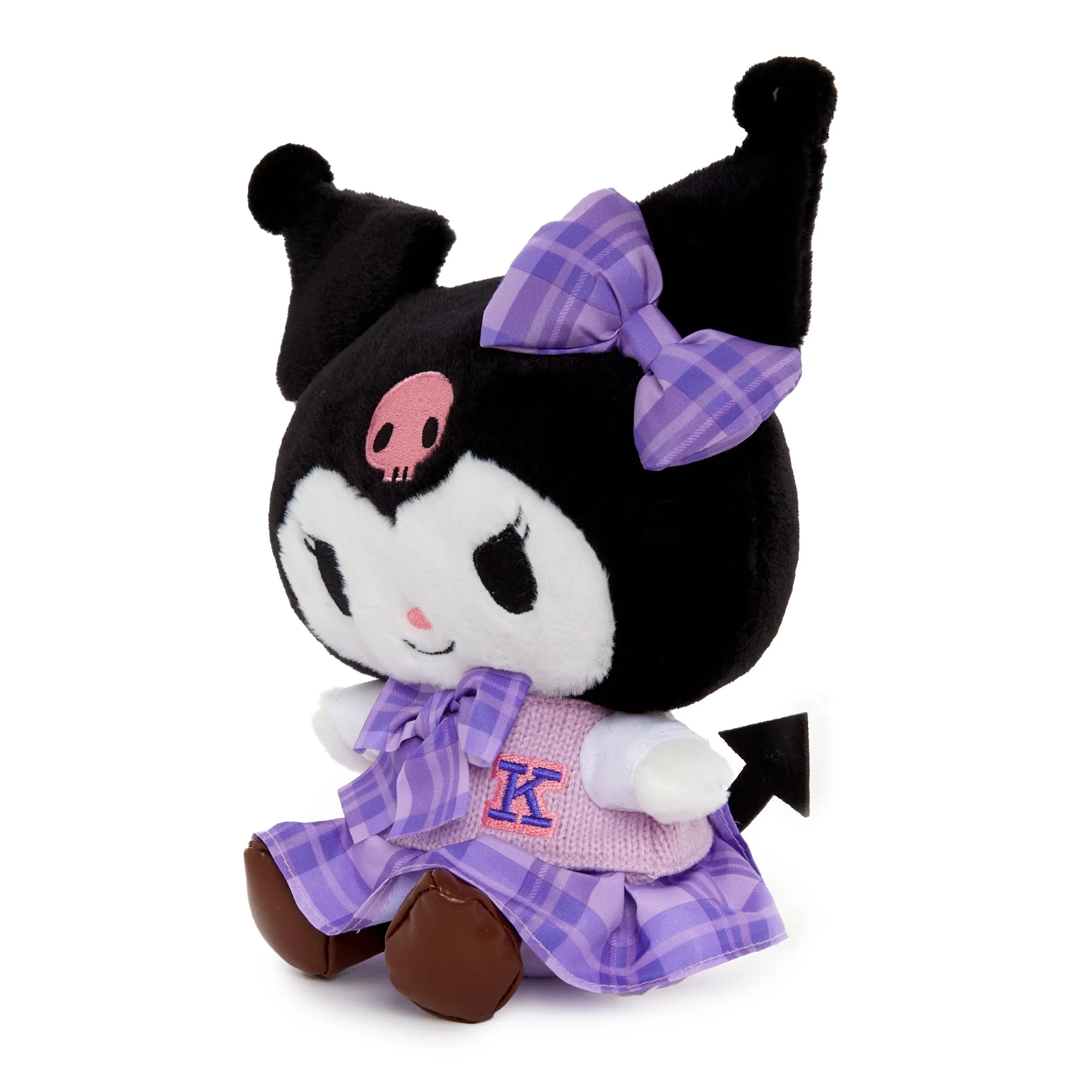 Kuromi 8" Plush (Uniform Series)