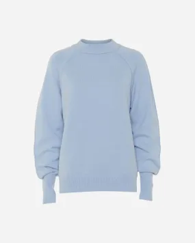 Lindsay Knit Top - Light Blue