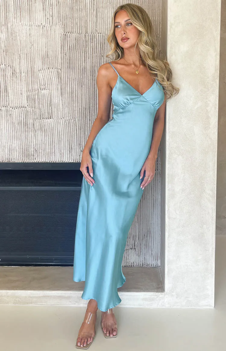 Lissandra Blue Formal Maxi Dress