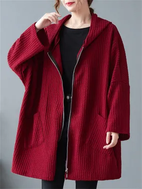 Loose Plus Size Middle-Aged Mom Jackets