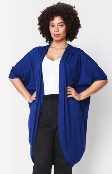 Mia Cocoon Cardigan // Cobalt