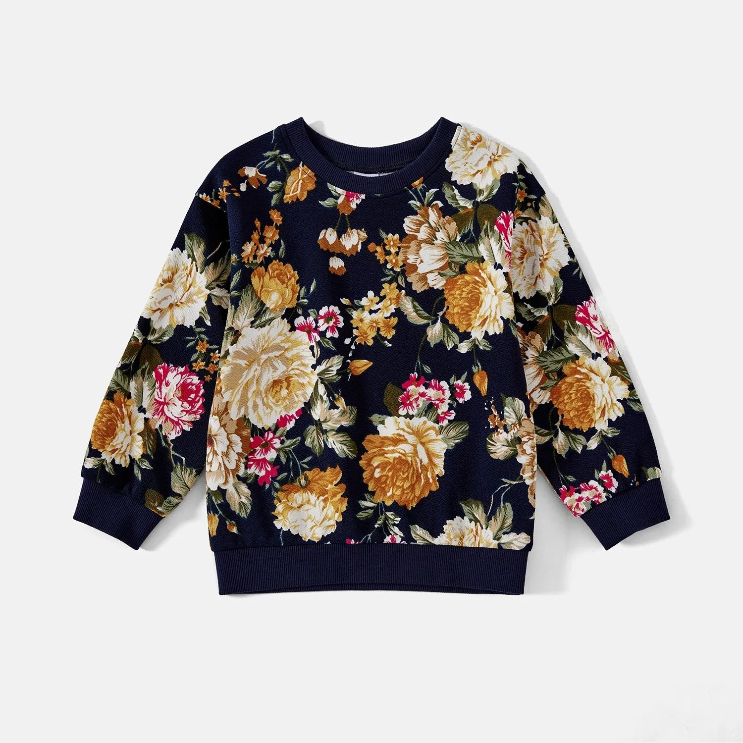 Mommy and Me Long-sleeve Allover  Floral Print Tops