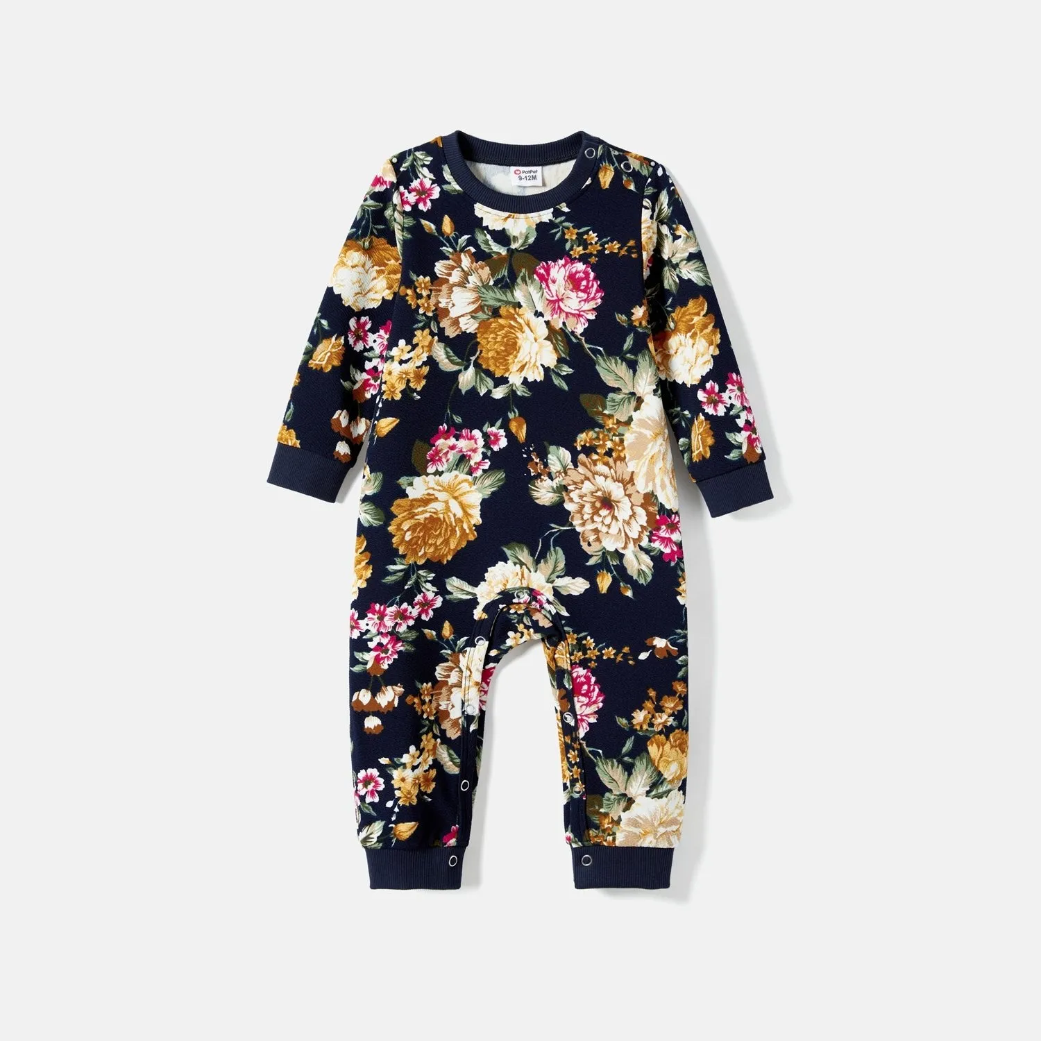 Mommy and Me Long-sleeve Allover  Floral Print Tops