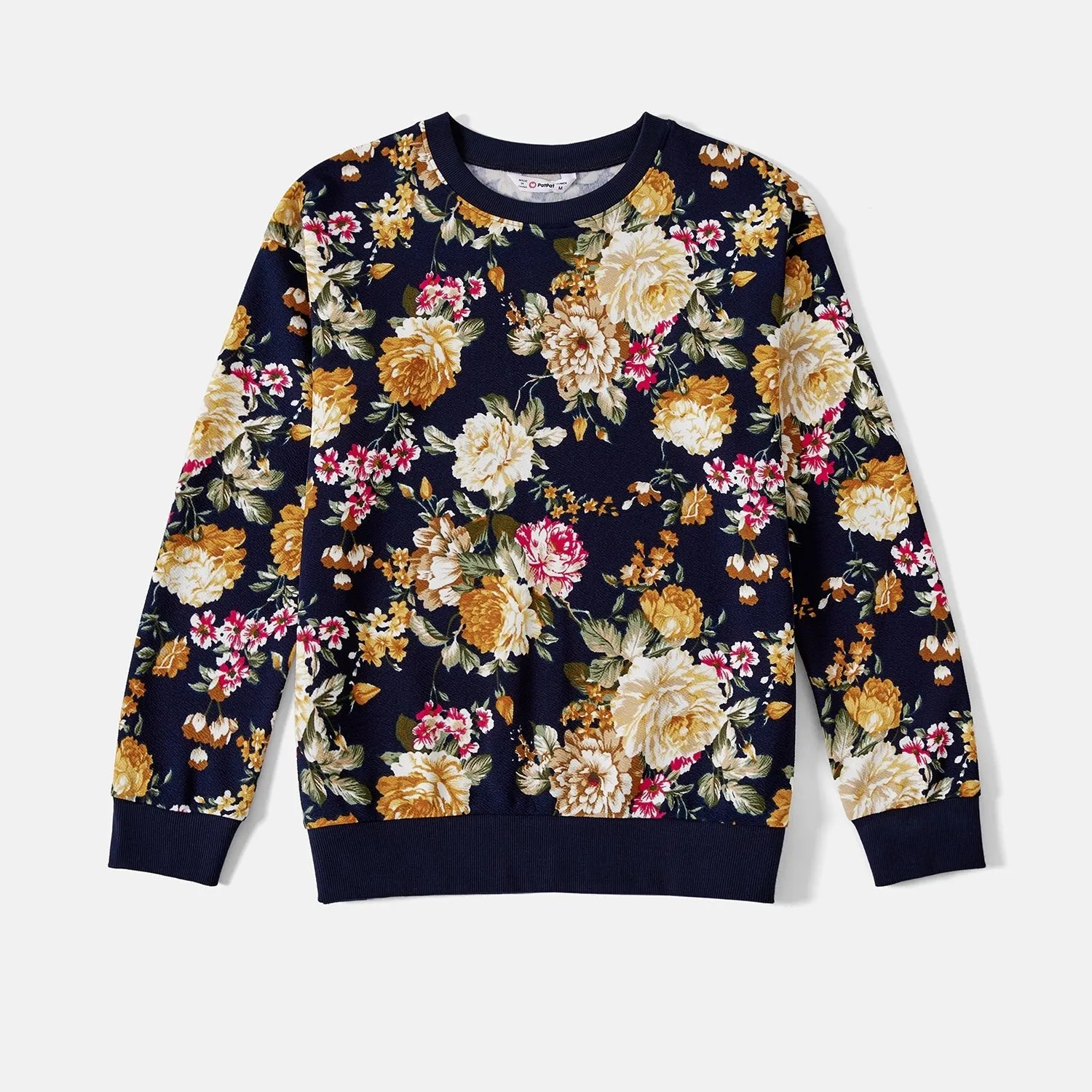 Mommy and Me Long-sleeve Allover  Floral Print Tops