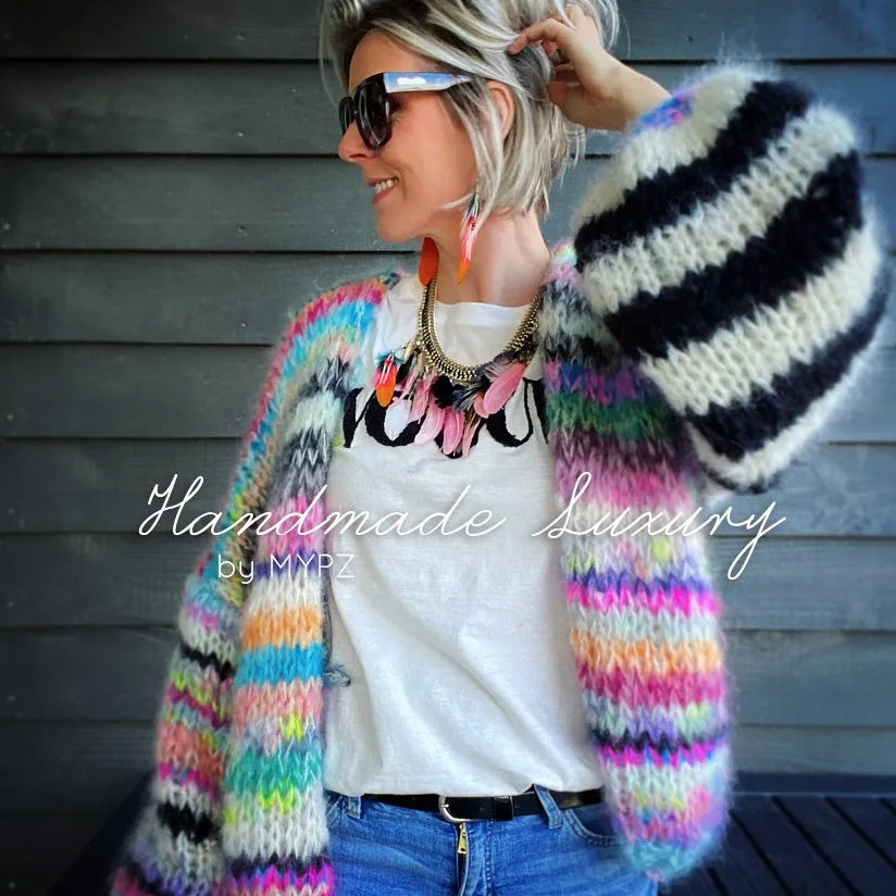 MYPZ Chunky Indian Summer Mohair Cardigan